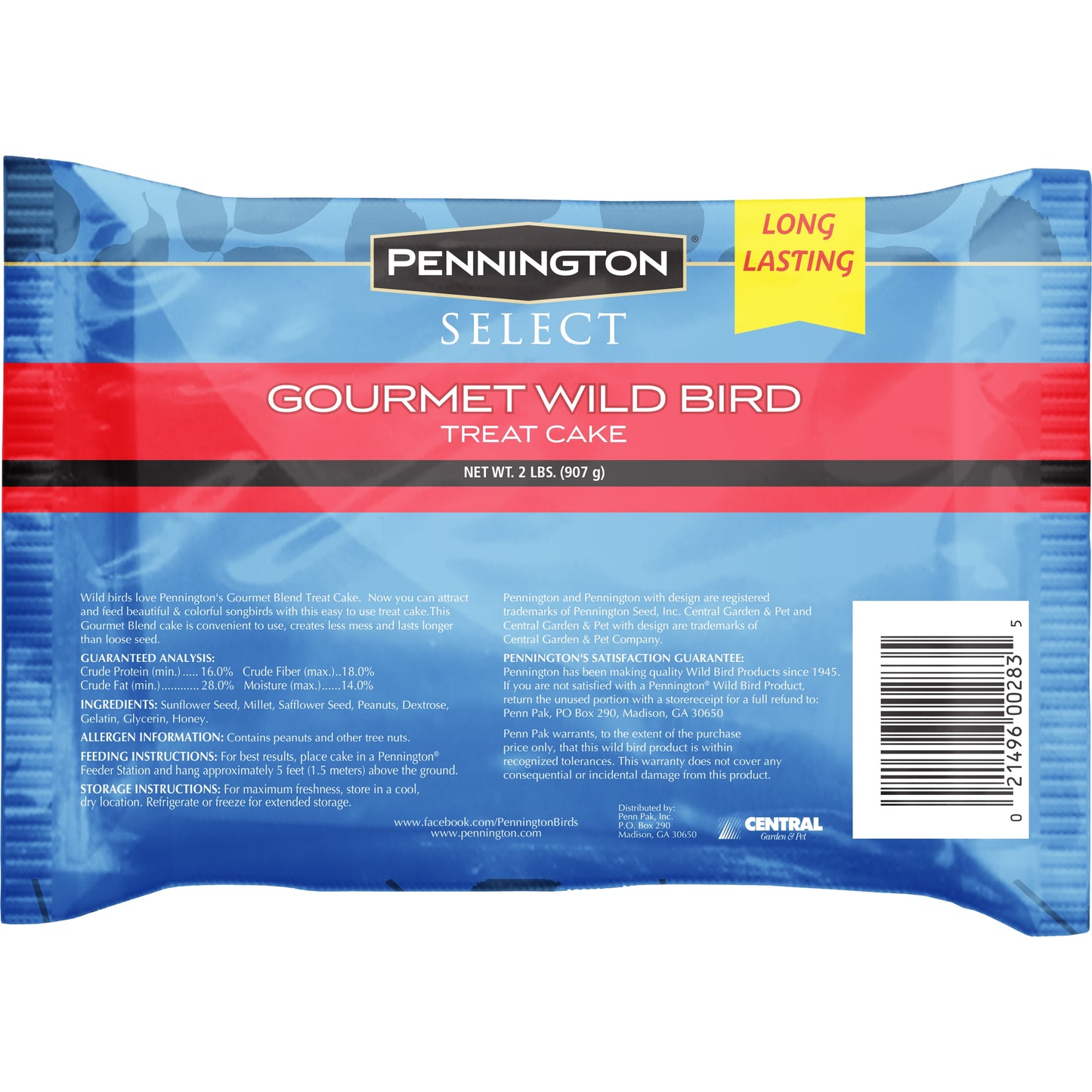 Premium Gourmet Wild Bird Seed Cake, 2 Lb., 1 Pack