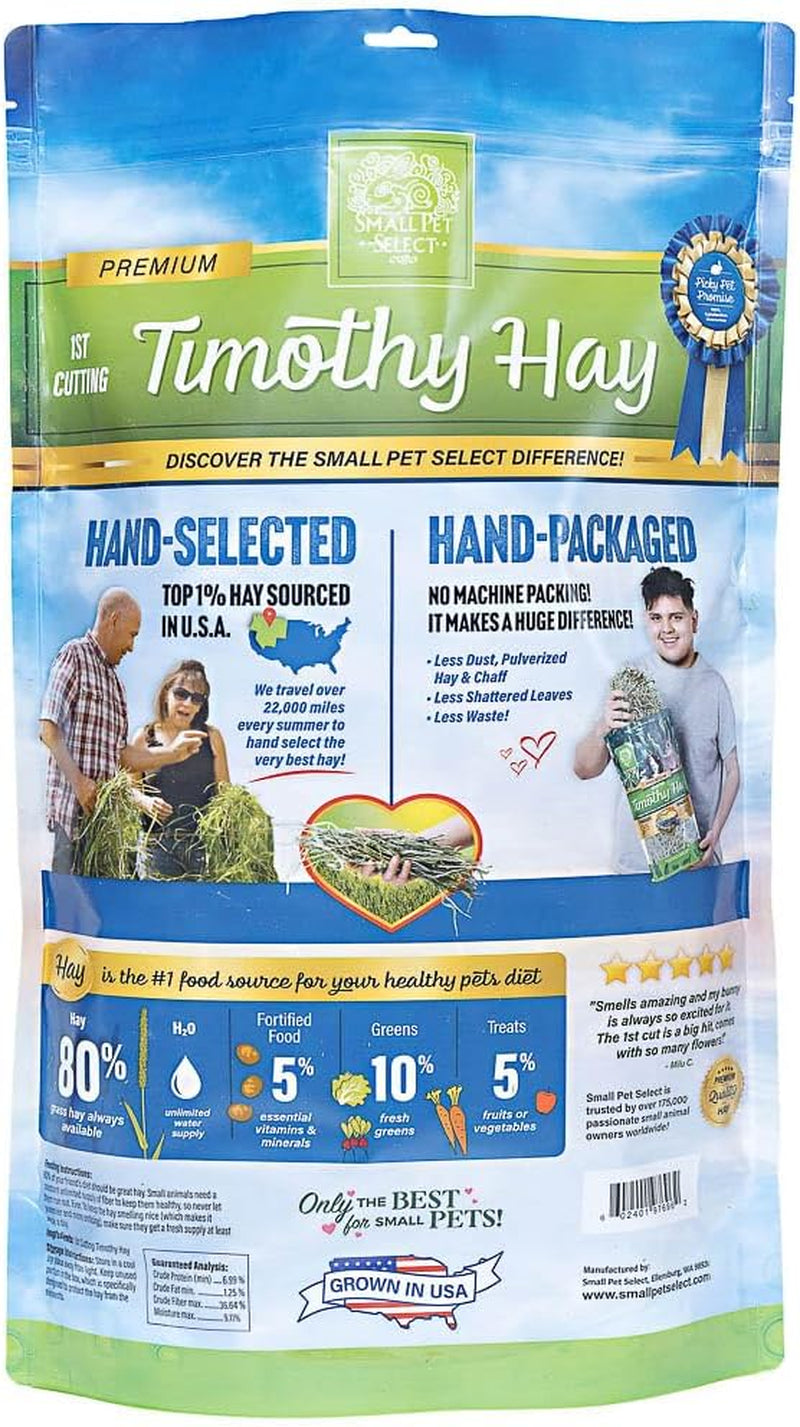 1St Cut Timothy Hay Pet Food for Rabbits, Guinea Pigs, and Other Small Animals, 12 OZ