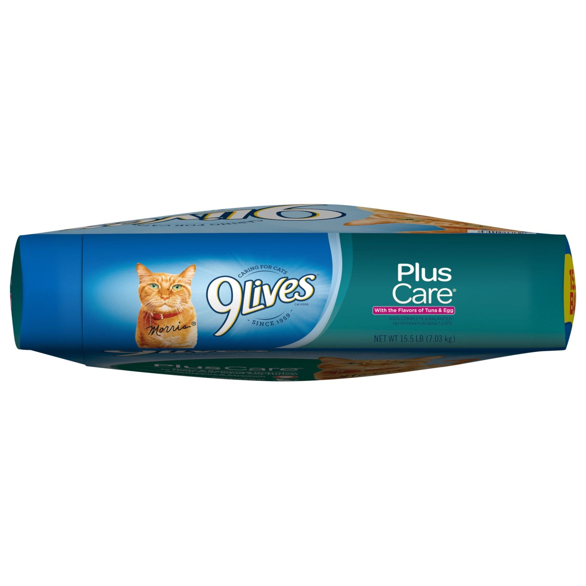 plus Care Dry Cat Food with Tuna & Egg Flavors, 15.5 Lb Bag