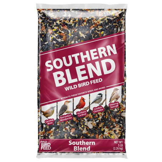 Wild Bird Food, Dry, 1 Count per Pack, 5 Lb. Bag