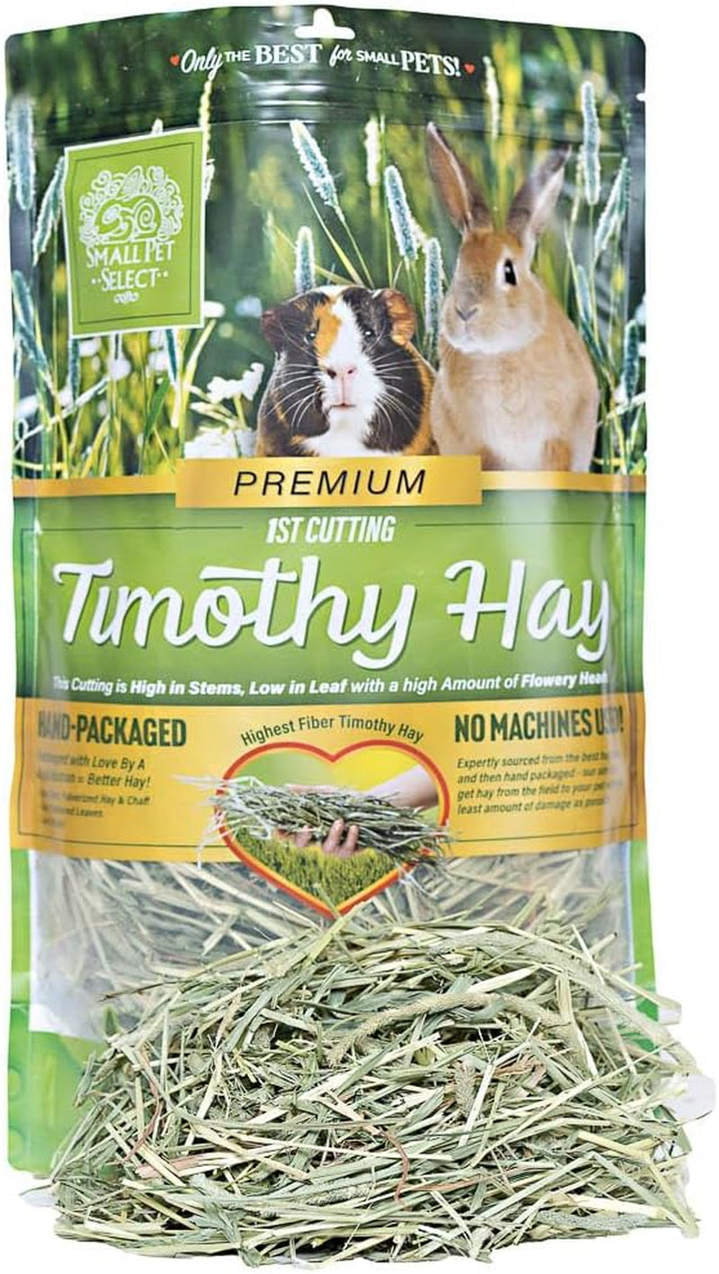 1St Cut Timothy Hay Pet Food for Rabbits, Guinea Pigs, and Other Small Animals, 12 OZ